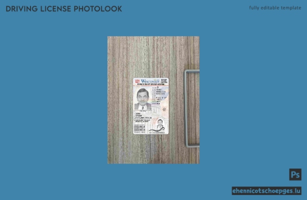 USA Wisconsin Führerschein unter 21 Jahren Fotoansicht Beispielvorschau